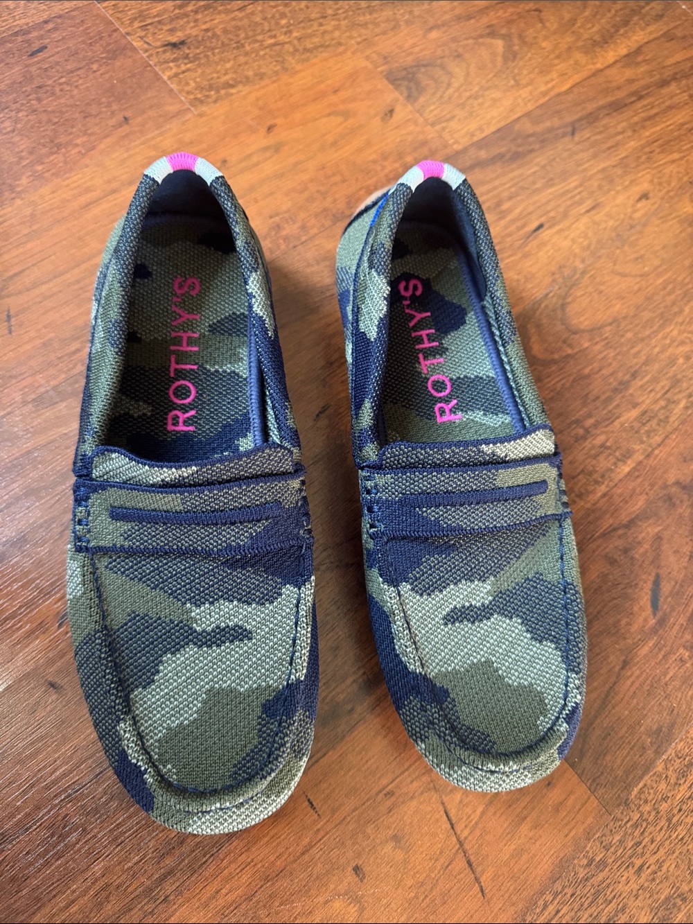 Rothy's the Daily Driver Camo Slip-On loafer
